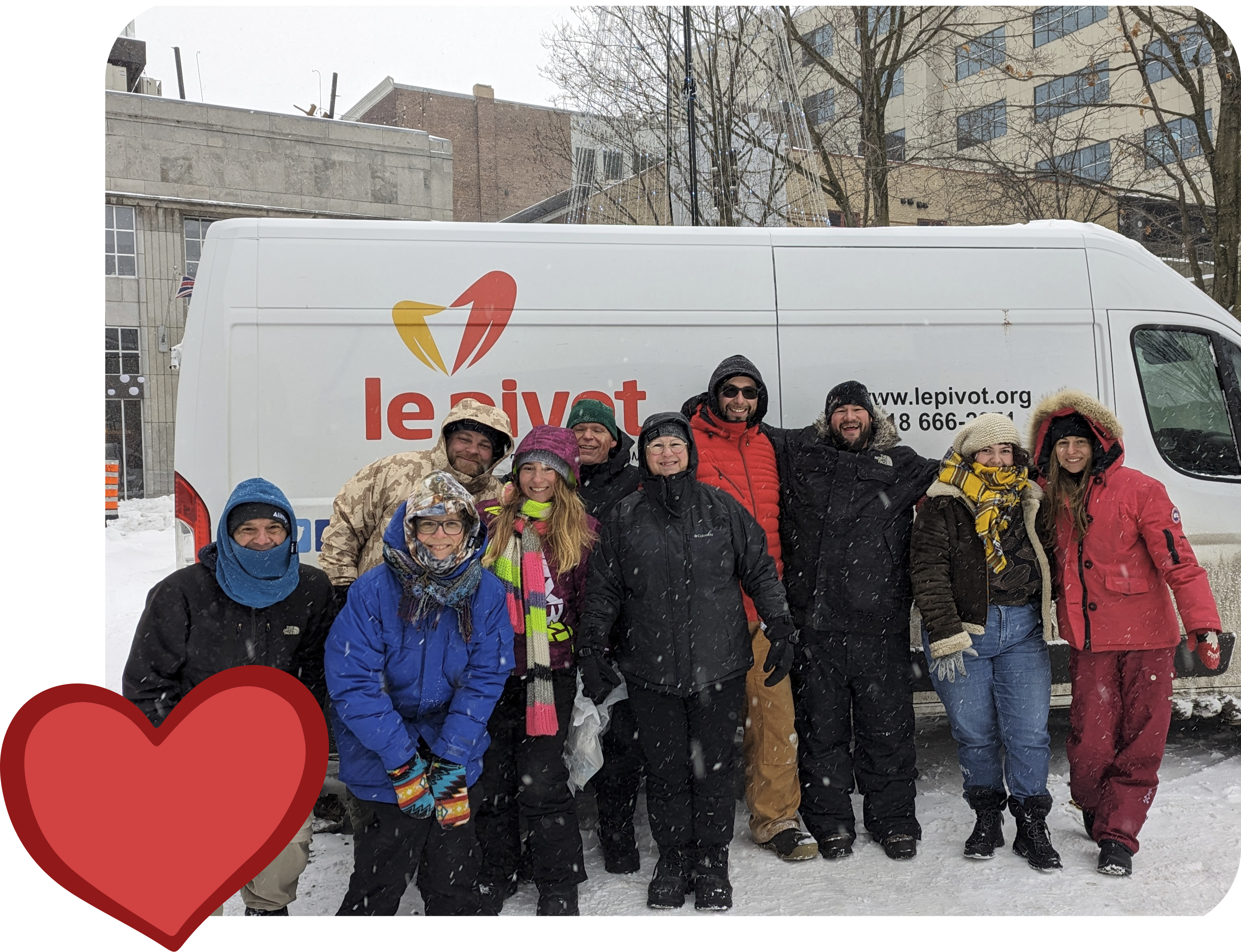 le diner du coeur avec camion